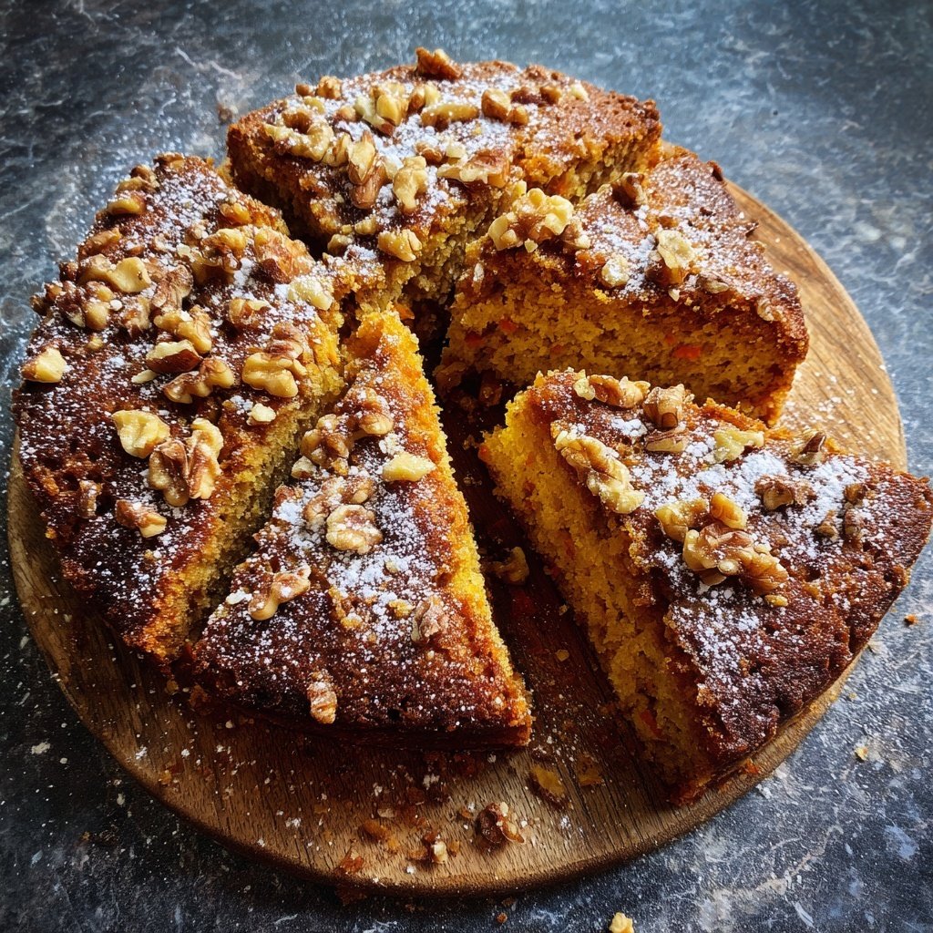 Karottenkuchen ohne Zucker