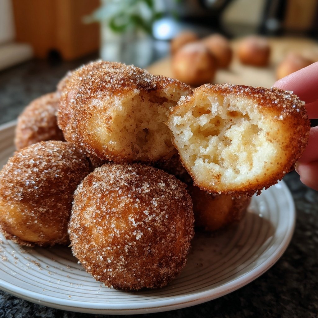 Quarkbällchen mit Zimt-Zucker