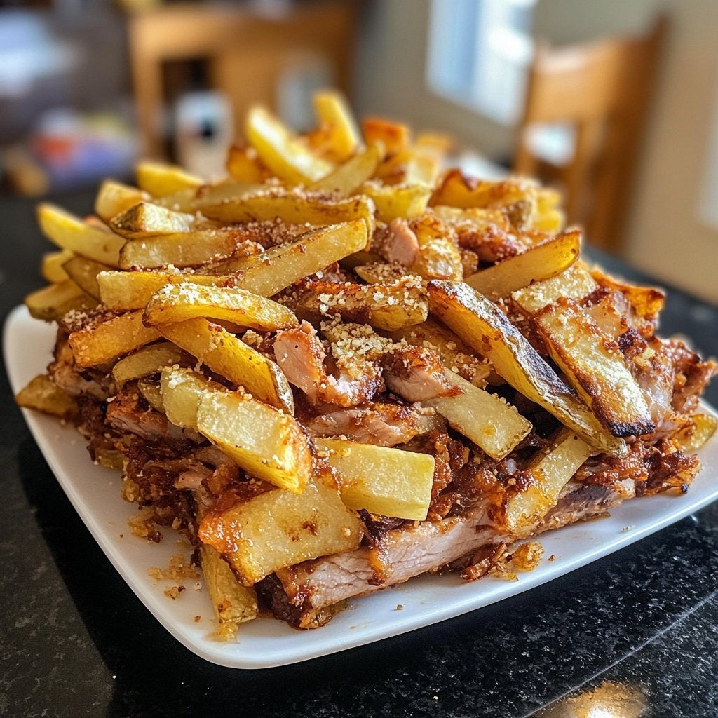 Dönerbox mit Pommes