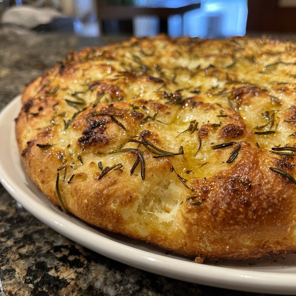 Pizza Bianca mit Rosmarin