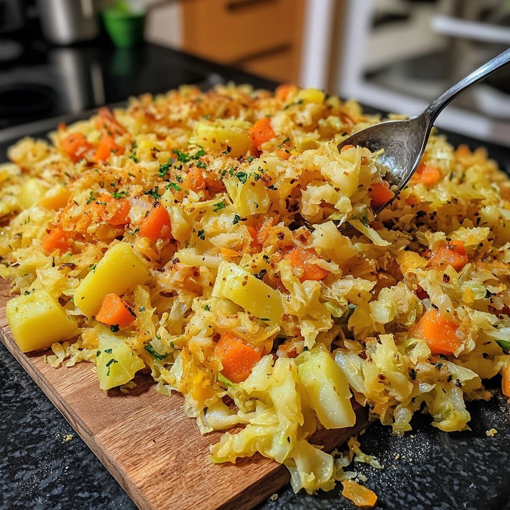 Einfacher Weißkohleintopf