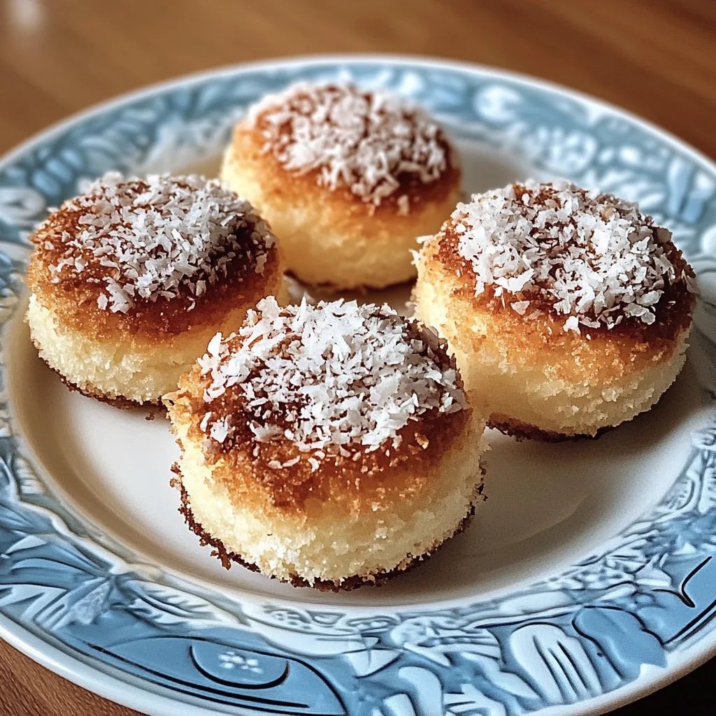 Portugiesische Kokosnusskuchen