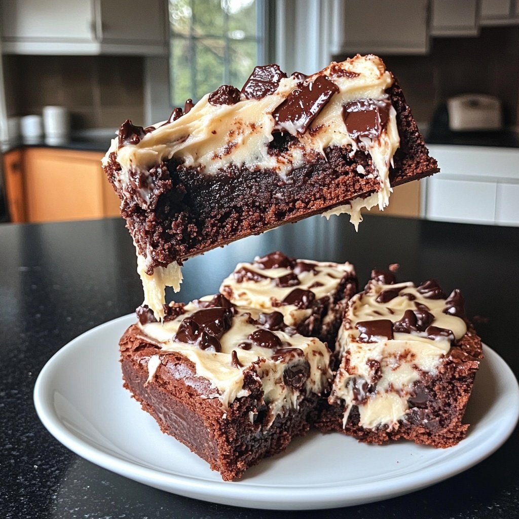 Frischkäse-Brownies