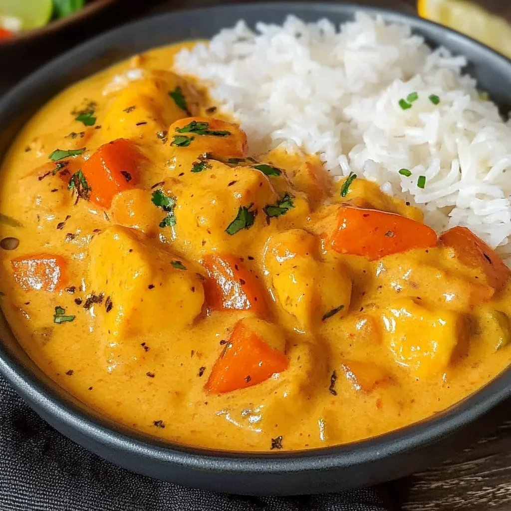 Kürbis-Curry mit Kokosmilch