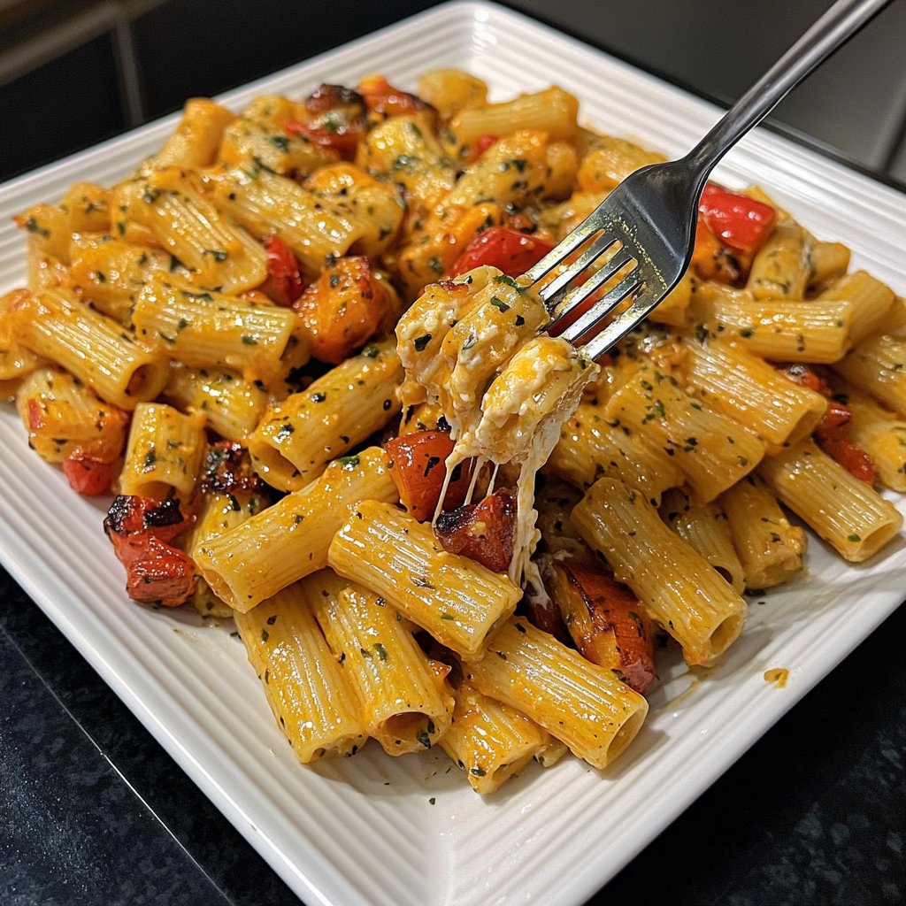 Rigatoni mit Ofengemüse
