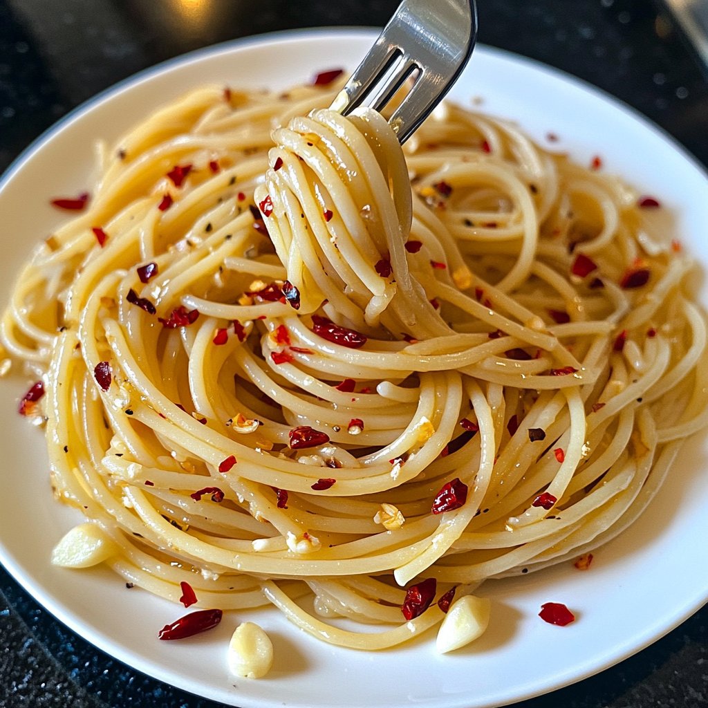 Spaghetti Aglio e Olio mit Chili