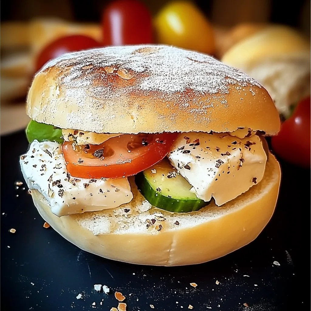 Heißer Schafskäse im Fladenbrot