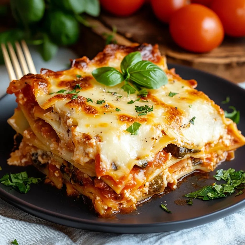 Schnelle und einfache Gemüselasagne