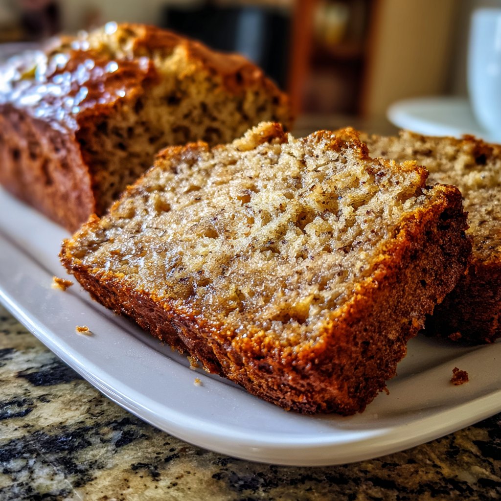 Einfaches Bananenbrot