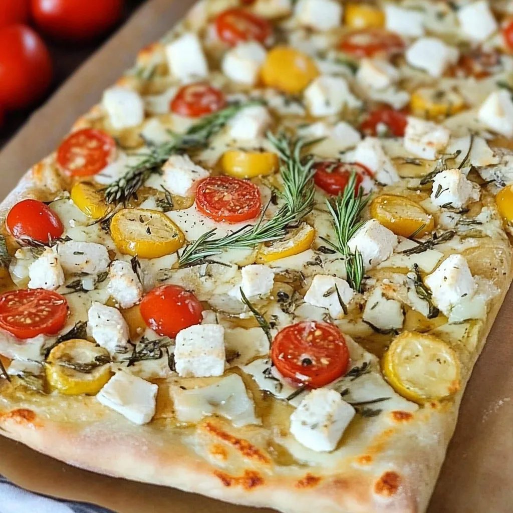 Flammkuchen vegetarisch