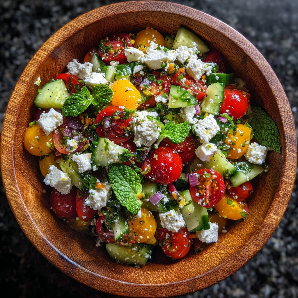 Mittagessen mit Linsensalat
