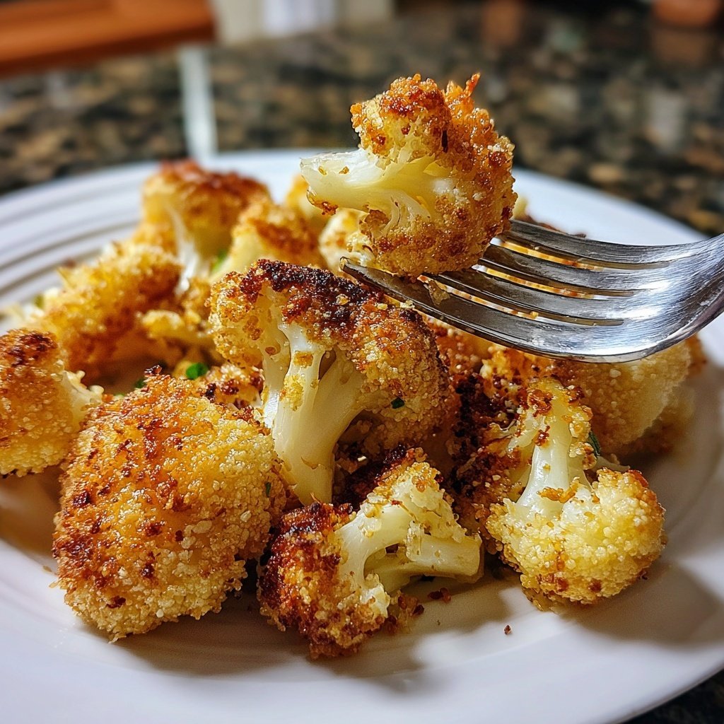 Blumenkohl mit Panko-Knusper-Topping