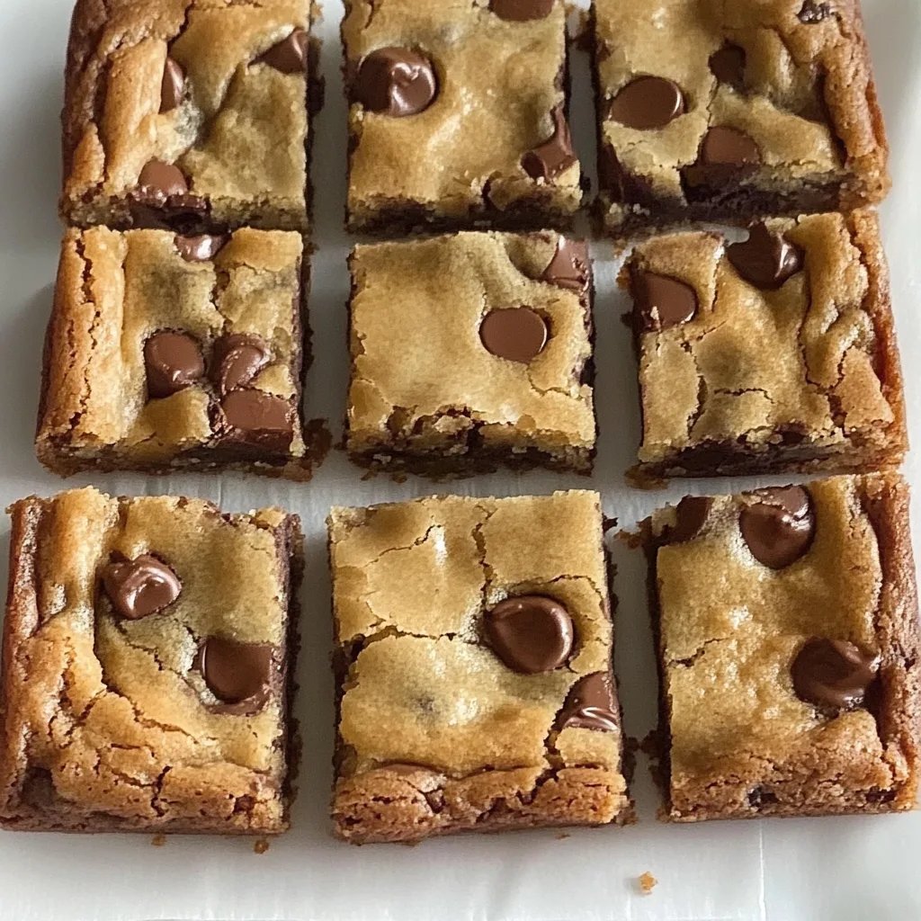 Schokoladenstückchen-Blondies