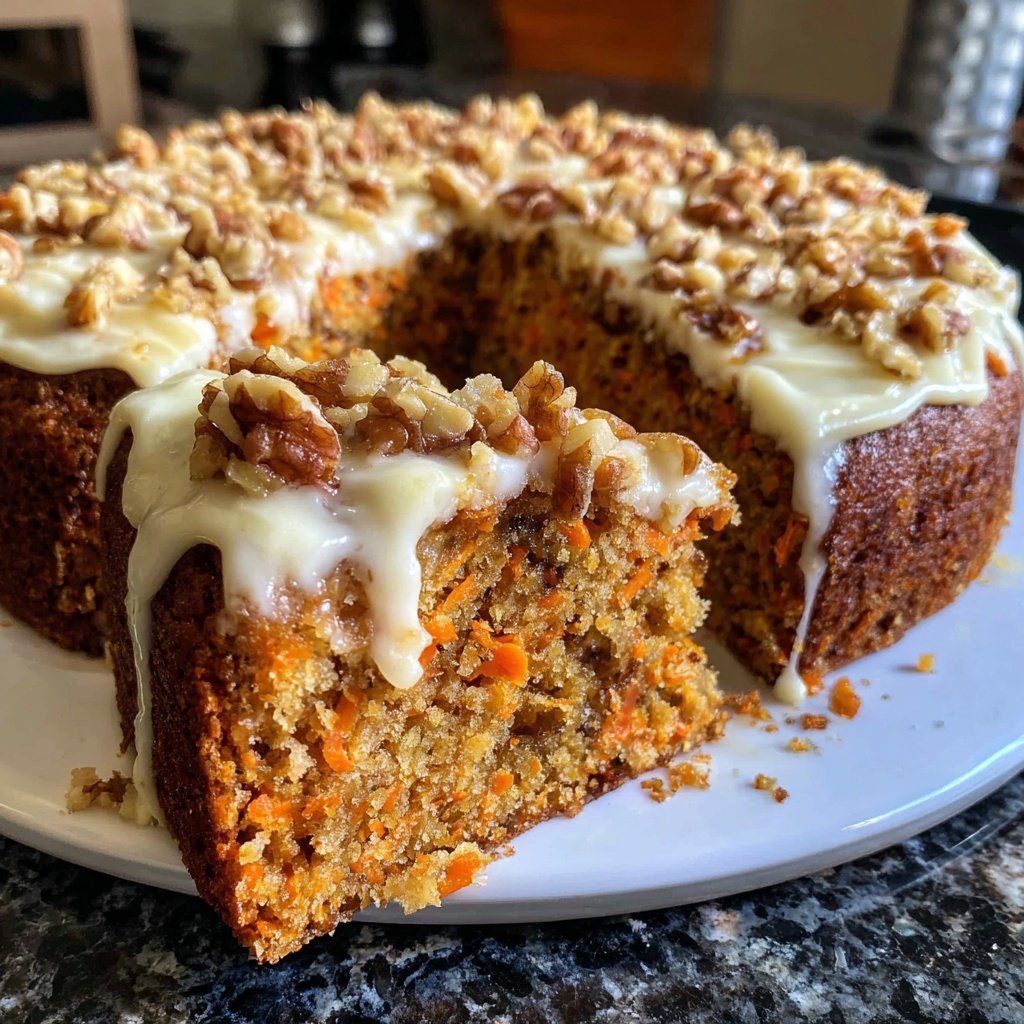 Karottenkuchen Mit Nüssen